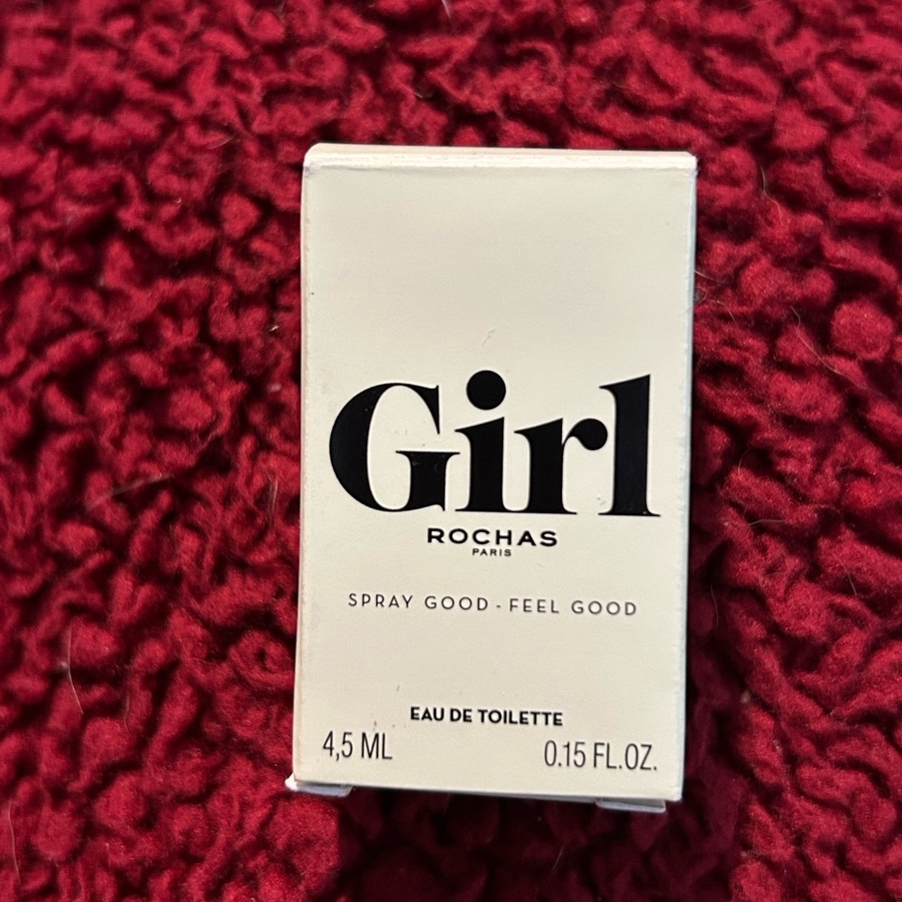 Rochas Girl Eau de Toilette Spray - White & Black Text